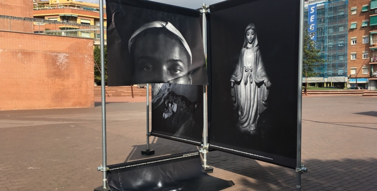 Una exposició vandalitzada a Sabadell/ Cedida Ruido Photo