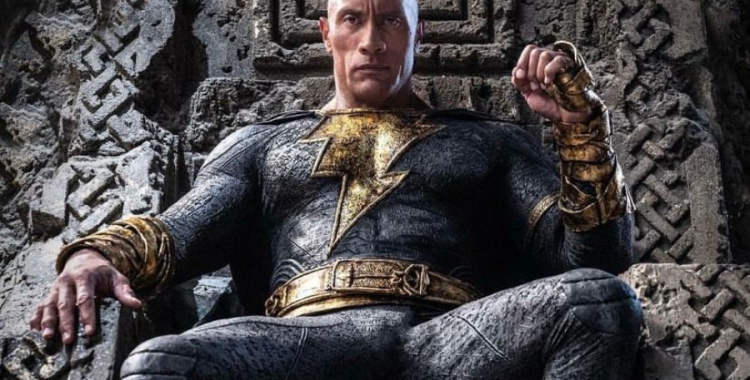 Imatge de la pel·lícula "Black Adam" protagonitzada per Dwayne Johnson