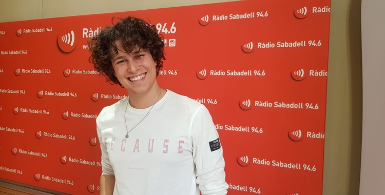 Roger Padrós als estudis de Ràdio Sabadell | Raquel García