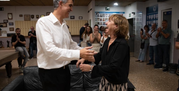 Martí va ser reescollit ahir com a president del CNS després d'imposar-se amb 1.556 vots | Roger Benet