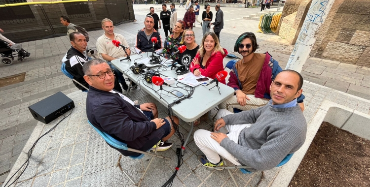 Imatge dels participants d'avui al programa especial al Racó del Campanar 