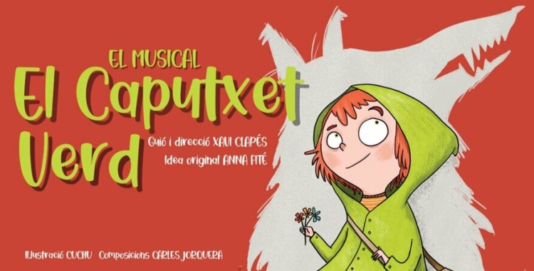 Imatge cedida per Xavi Clapés de l'obra 'El Caputxet verd' que es podrà veure a Sala Pangolí