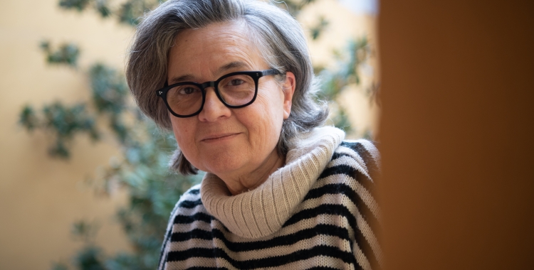 L'actriu i dramaturga, cofundadora de la companyia Q-Ars Teatre al pati ( Roger Benet)