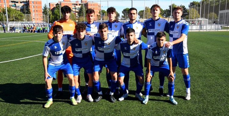 El Centre d'Esports Sabadell B abans de la derrota contra l'EE Guineueta | @CESabadell