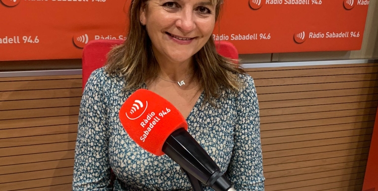 Mercè Pérez, a Ràdio Sabadell