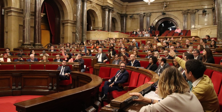 Votació al Parlament de Catalunya | Cedida