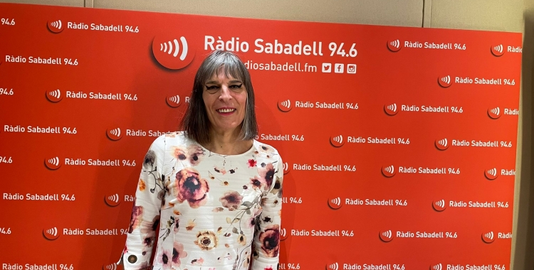 Clara Palau, fundadora de Ca l’Enredus i del grup Transfamílies de Sabadell a l'estudi 1