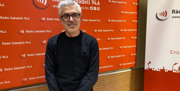 Xavier Díaz, gerent Som Suport, avui a l'estudi 1