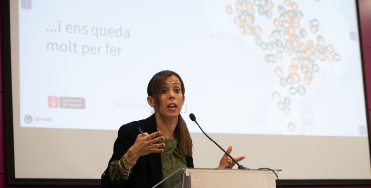 Marta Farrés, aquest migdia/ Roger Benet