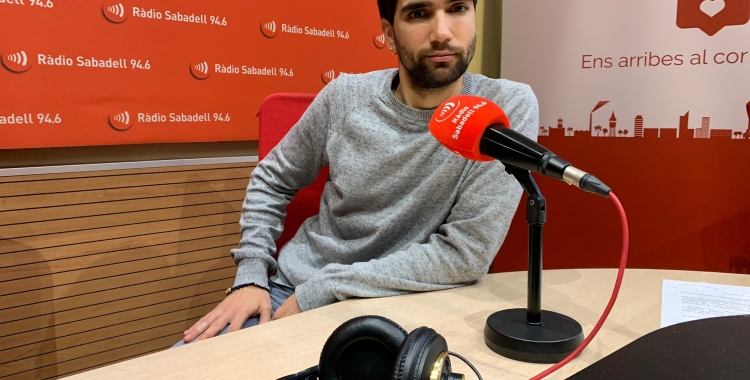 El sabadellenc Gerard Torres Sanmartí, a l'estudi 1