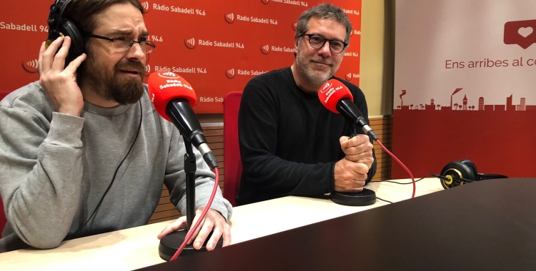 L'Iván Mardones i en Miquel Gratacós, a l'estudi 1 