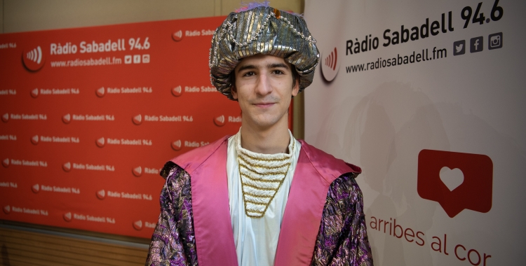 El carter reial a l'estudi 1 de ràdio Sabadell