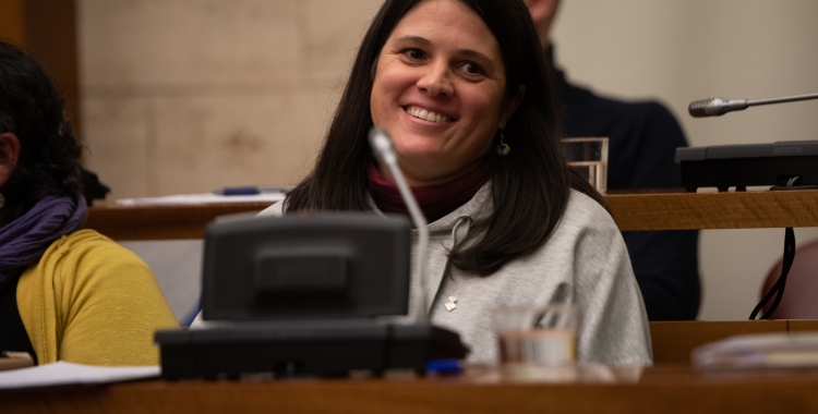 Aurora Murillo va prendre possessió ahir com a regidora de la Crida | Roger Benet