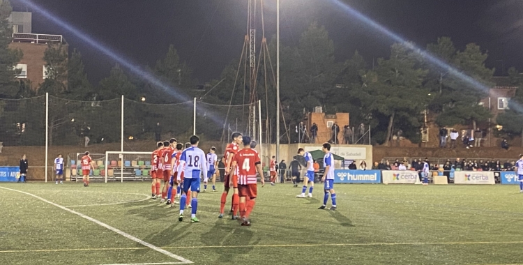 Un instant del partit del Juvenil A del Centre d'Esports contra el Girona | @futbaseces