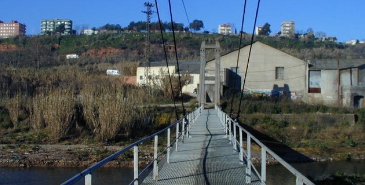 Les obres de rehabilitació de les passarel·les de Can Grau i del Molí de Fontanet, que travessen el riu Ripoll, ja han començat | Ajuntament de Sabadell 