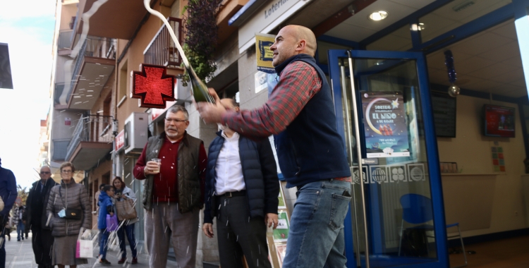 Els venedors de la Grossa, a Barberà/ ACN