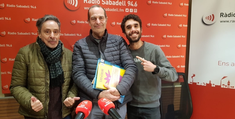 Josep Alavedra Bosch, Rafel Sabater i Pere Gallifa a l'estudi 1