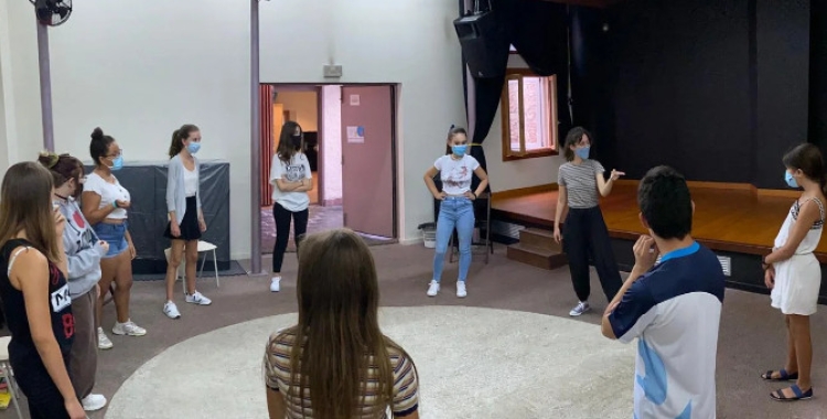 Un taller d'arts escèniques/ Cedida