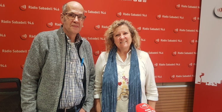 Vicente Palomo (Supercoopera) i Rosalía Morera ( Ningú Sense Sostre) a l'estudi 1 de Ràdio Sabadell t aquesta temporada de l’any, especialment difícil per les seves persones usuàries (RG) 
