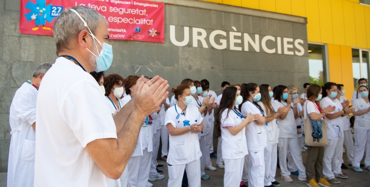 Protesta a les Urgències del Taulí el 2021 | Roger Benet