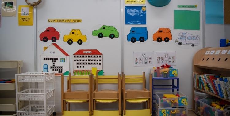 Una aula d'educació infantil/ Roger Benet