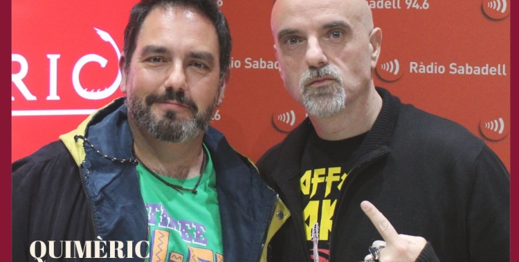 Jesús Cañadas i Ivan Ledesma , a Ràdio Sabadell