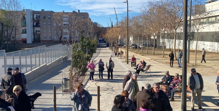 El carrer de Concha Espina aquest matí | Helena Molist