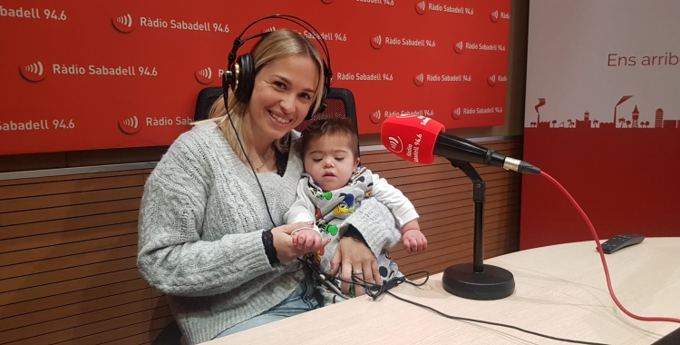 La sabadellenca Lydia Lorenzo, mare d'un nadó de 16 mesos amb síndrome de Down, cardiopatia congènita i danys cerebrals sense diagnòstic