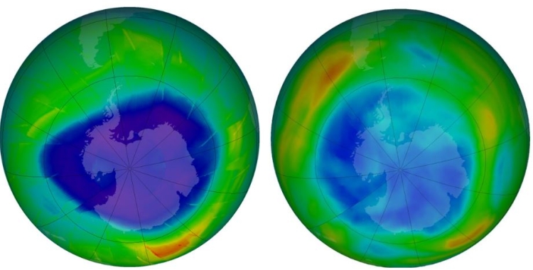 El forat de la capa d'Ozó s'ha anat reduint i es tancarà al 2066 | NASA