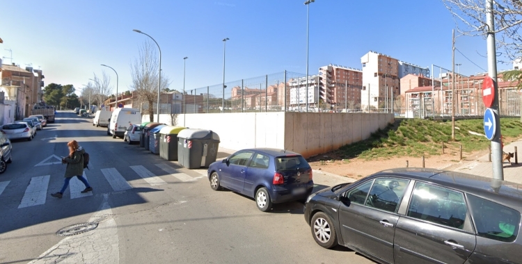 El carrer Caucas, abans de l'inici de les obres/ Google