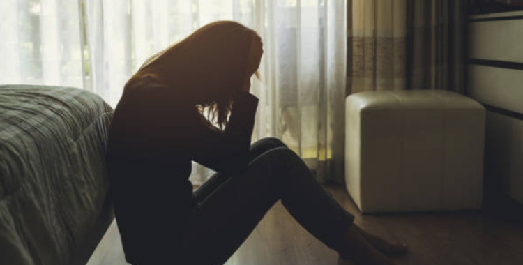 Una persona deprimida/ Pexels