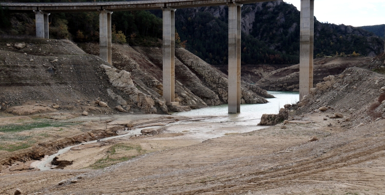 El pantà de la Llosa del Cavall, buit/ ACN