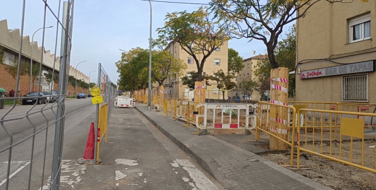 Obres del carrer Goya, en una imatge d'arxiu/ Karen Madrid