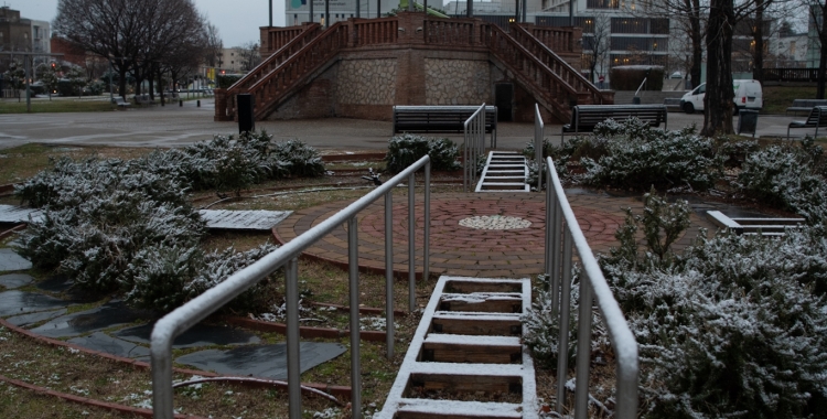 El templet del Taulí, enfarinat/ Roger Benet