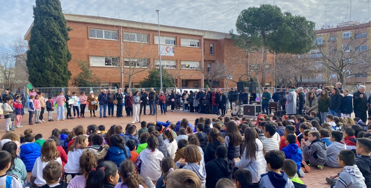 La plaça de la Llibertat, aquest divendres I Júlia Ramon