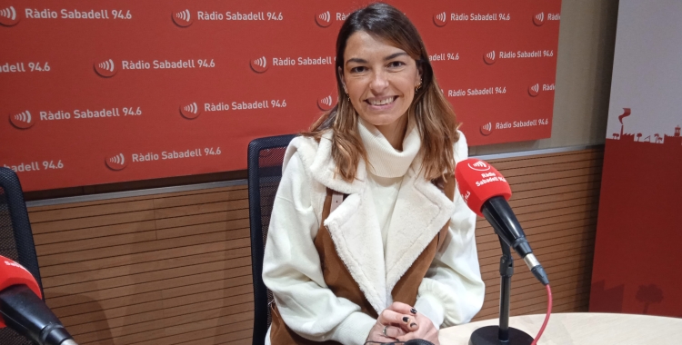 Maria Martí, (Just Mum It Shop) a l'estudi 1