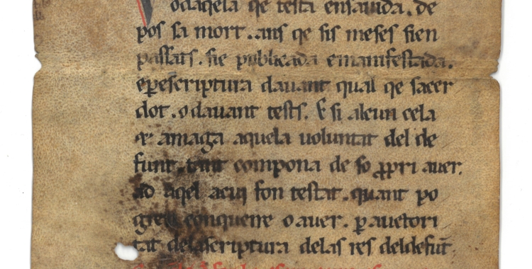 El Llibre dels Jutges de 1060 a 1080 és el primer text en català | Cedida