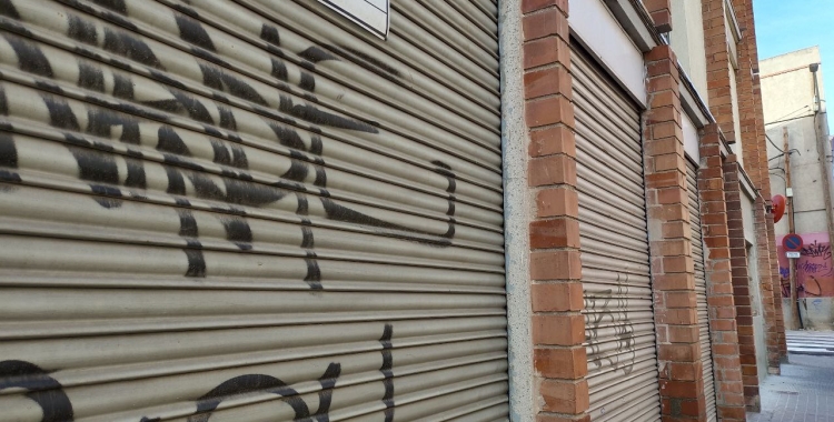 Un local comercial tancat/ Karen Madrid