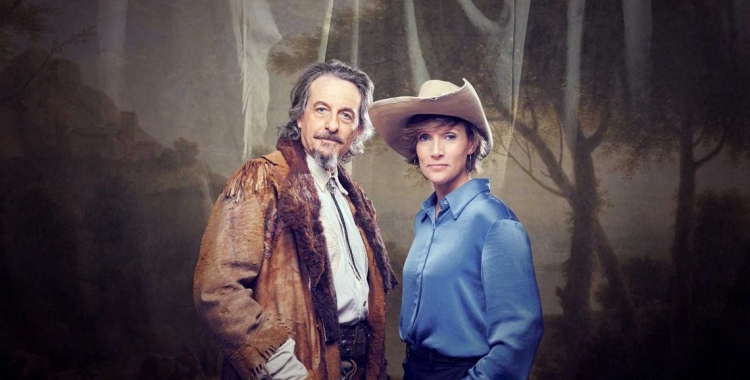 Ramon Madaula i Raquel Sans, a 'Buffalo Bill a Barcelona' | cedida