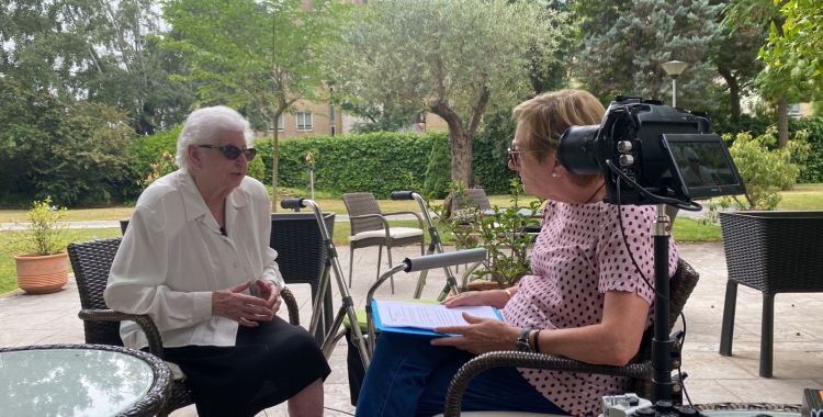 Imatge de la gravació del documental, cedida 