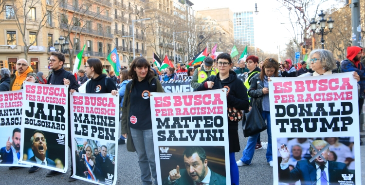 Una mobilització contra el racisme a Barcelona | ACN