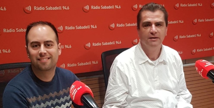 Adrià Redondo i Valentí Ribera del Jaume Viladoms a Ràdio Sabadell 
