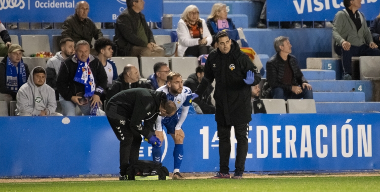 Cristian Herrera diumenge a la Nova Creu Alta | Roger Benet