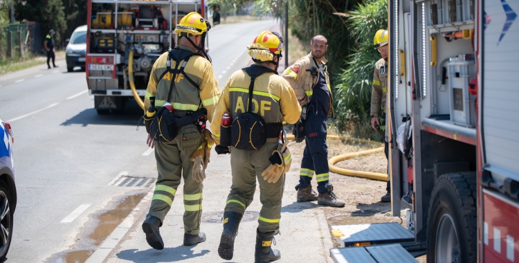 Els ADF en un incendi aquest estiu passat | Roger Benet