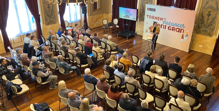 Presentació del programa 'Vacances per a gent gran' | Júlia Ramon