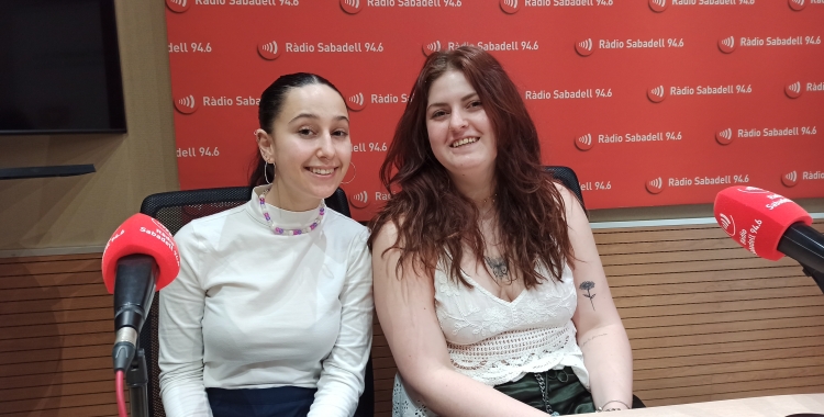 Andrea Oriols i Andrea Criado, alumnes d'ESDI 