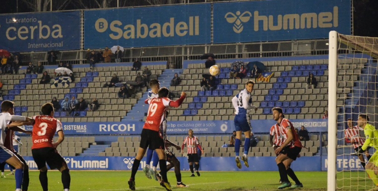 Acció d'estratègia a la primera part del partit | UDL
