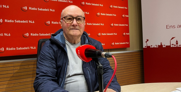 El president del Rebost avui a Ràdio Sabadell | Mireia Sans