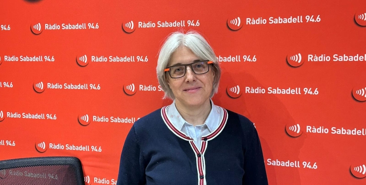 Maria José Masdeu, a Ràdio Sabadell