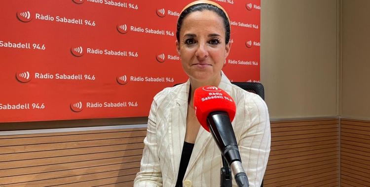  Gemma Ruiz i Palà, escriptora i periodista a l'estudi 1 de Ràdio Sabadell 